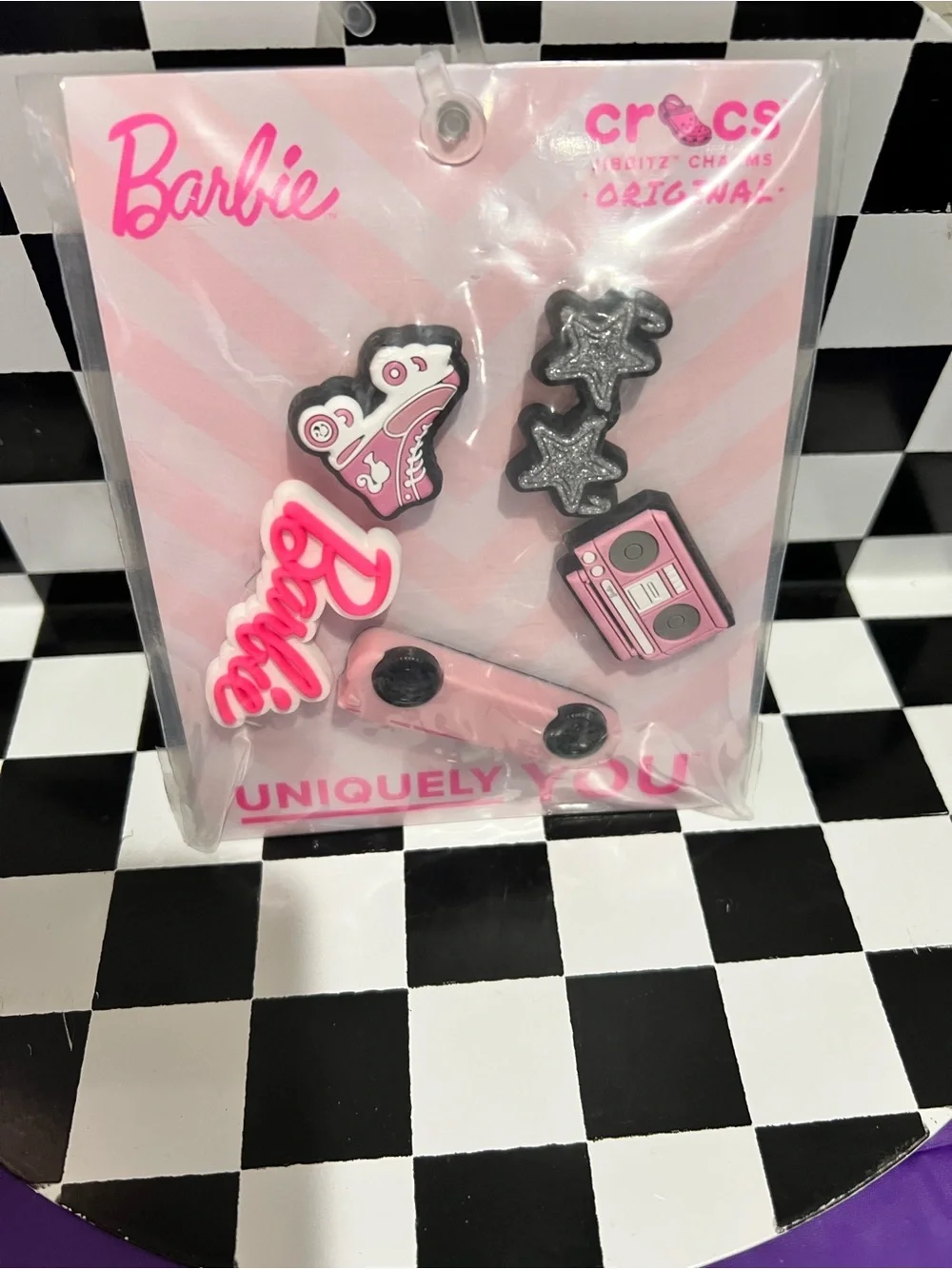 The Smurfs Crocs Jibbitz Charms, Barbie, Mickey, Basketball bundle